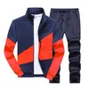 Męskie dresy wiosenne i jesienne dres wyświadczenia Sport Suit Surpt Cuit Chwyt aksamitne płaszcze