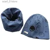 Chapeaux et foulards Ensembles Nouvelle mode coton enfants chapeau écharpe filles C ensemble bébé garçons couvre-chef hiver chaud garçons filles col de cou enfants bonnets ensembles L231111