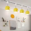 Ceiling Lights Nordic LED Track Light Downlight Adjustable Track Rail Lamps spotlight Moden LED Ceiling Light for Kitchen Shop Restaurant Decor Q231012