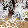 1pc, décorations extérieures d'Halloween toiles d'araignées super énormes (315 * 78,7 pouces), toile d'araignée d'Halloween, décorations de toile d'araignée effrayantes pour Halloween en plein air, cour,