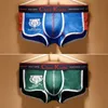 4 pieces of underwear men's pure cotton boy boxers youth movement trend personality sensuous breathable printed shorts soil