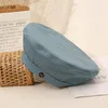 Bérets Chapeau de peintre élégant béret français automne hiver pour hommes femmes coréennes femmes filles lettre broderie voyage