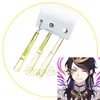 Partyzubehör VTuber Shu Yamino Cosplay Ohrring Goldener Ohrclip Requisiten Zubehör Schmuck Dekorationen Halloween Geschenk Männer Frauen