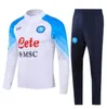 22 23 män barn Napoli Tracksuit Soccer Jersey Football Kit 2023 SSC Neapel Ae7 D10s Hommes Training Suit Wear Formation Tuta Chandal Squitude Jogging