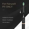 Зубная щетка Fairywill P11 Электрическая зубная щетка Sonic Whitening Перезаряжаемое USB-зарядное устройство Сверхмощное водонепроницаемое устройство с 4 насадками и 1 дорожным футляром 231012