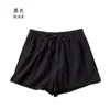 Damen-Shorts, Sommer, hohe Taille, lockere kurze Hosen, modisch, lässig, Sport, weiblich, S-XL, schicke Kleidung