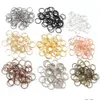 200Pcs/Lot 7Mm Metal Diy Jewelry Findings Open Single Loops Jump Rings Split Ring For Making Dhgarden Otsyd