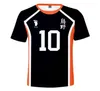 T-shirt Haikyuu Volleybal Heren T-shirts m Uniform Training Kleding Mannen Vrouwen t-shirt Volwassenen Zomer Casual Korte Sleev4743152 s Nl