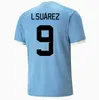 23 Uruguay 22 Soccer Jersey 22/ L.SUAREZ E.CAVANI N.DE LA CRUZ national team Shirt G.DE ARRASCAETA F.VALVERDE R.ARAUJO R.BENTANCUR Football Uniform