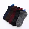 Chaussettes homme coton Compression respirant qualité sport 5 paires/lot