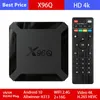 X96Q Android 10 Smart TV box Allwinner H313 Quad Core 4K 60fps 2.4G Wifi Google Player Youtube 1G + 8G / 2 + 16G Mediaspeler EU US UK AU-stekker