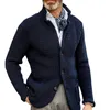 Pulls pour hommes 2023 Automne Lumière Luxe Mode Pull Col montant Cardigan Hommes Veste Tricotée Allmatch Boutique Vêtements Style Simple 231011