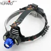 Head lamps YUPARD Adjust Zoomable Zoom IN/OU T6 LED+2*COB LED Headlamp high bright focus Headlight Waterproof 18650 rechargeable battery Q231013