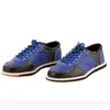 Bowling Men Bowling Shoes Male Skidproof Sole Sports Sneaker Breathable Flat Indoor Training Shoes Soft Leather Shoes Bowling Supplies 231011