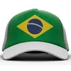 Бейсбольные кепки для молодежи Бразилии, бесплатный индивидуальный номер имени, шляпа страны, флаг Португалии, португальский принт, бейсбольная кепка Po Brasil Federativa