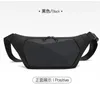 Sacs de taille Pack unisexe en gros sac de sport de plein air téléphone portable en nylon imperméable à l'eau bandoulière poitrine décontractée