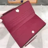 Classic Double zipper long wallets bags for women card holders for ladies real leather pvc shoulder bag wallet for woman 21 5x10cm271T