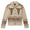 Herrtröjor Autumn Winter Men Sweater Coat Christmas Mönster Cardigan S For Fashion Slim Jumper Stickets 231011