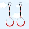 Gymnastic Rings 2 Pcs Fitness Ring Gymnastic Children Kids Outdoor Swings Climbing Workout Rings 231012