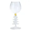 Vinglasglas Julglasbockbanan kopp med trädfigur dricka Stamlös semester kul nyhet-gåva kvinnor m6ce