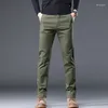 Men's Pants CUMUKKIYP Casual Autumn/Winter Fashionable Straight Stretch Business Trousers For Everyday Wear