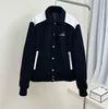 Moda masculina jaqueta osso bordado jaquetas grossas streetwear mistura de lã das mulheres dos homens roupas inverno casacos de beisebol j0gd