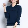 Women's Sweaters Women Trendy Letter Vintage Elegant Knitwear Autumn And Winter Korean Long Sleeve Kintted Sweater Female All Match Pullover