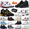 Con Box 4 Scarpe da Basket per Uomo Donna Militare Black Cat 4s Frozen Moments Fire Red Cement Thunder White Oreo Sail Infrared Mens Sneakers Sport all'aria aperta Scarpe da ginnastica