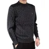 Maglioni da uomo Moda O-Collo lavorato a maglia impiombato All-match Lattice maglione Abbigliamento da uomo 2023 Autunno Nuovi pullover casual Manica lunga Coreano Top J231023