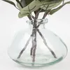 Vaser Artificial Green Eucalyptus In Blown Glass Vase Strawberry Decor Mini Jarron Plant Terrarium Luxe Home Geometri