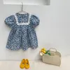 Robes d'été pour filles, vêtements de princesse à fleurs pour bébés, Style coréen, 2023