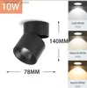 Taklampor mini liten led taklampa 220v led taklampor 7/10/15W LED Downlight Spot Panel ljus för vardagsrum sovrum Q231012