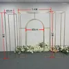 Party Decoration Wedding Iron Screen Framework Stage Outdoor Decorative Flower Shelf Bakgrund Gilded Arch