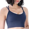 Yoga Outfit Sports Bras pour femmes Fitness Vêtements Femme High Impact avec dos ouvert Sexy sans armatures sans couture Push Up Gym Crop Tops