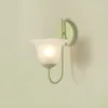 Wall Lamp French Dairy Garden Cream Style Bedroom Light Fresh And Simple Green Vintage Art Bedside Living Room LED Decorative