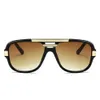 Projektowanie marki Mężczyźni przeciwsłoneczne Vintage Męskie Square Sun Glasses Luksusowe gradient okulary przeciwsłoneczne UV400 GAFAS de sol hombre 230920