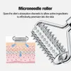 Beauty Microneedle roller Alliage Micro Aiguille Rouleau Bâton De Massage Crème Pour Le Visage Cuillère Bâton Micro Aiguille Rouleau Cuillère Visage Beauté Corps Plus Mince 231012