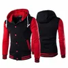 Herrenjacken Frühling Herbst Herren Hoodies Jacke Junge Baseball Hoodies Mantel Mode Streetwear Slim College Varsity Marke Stilvolle Veste Homme 231011