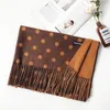 Schals 200 * 70 cm Mode Herbst Winter Warme Kaschmir Schal Dot Muster Lange Quasten Frauen Verdicken Wrap Schal Dame schalldämpfer Wolle Pashmina 231012