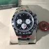 Projektantka ROLEJ MENS WATCH BLACK TEL ST9 STEL STOLNOŚCI PRACOWNIKA 40 mm Automatyczne mechaniczne 2813 Ruch Sapphire Glass Ceramic Bezel Daytonas Dhgate Watches