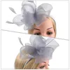 Bandanas Tea Party Hat Fascinator Hair Clip Chapéus Femininos Fascinators Floral Headband