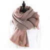 Scarves Cashmere Scarves Women Autumn Winter Double-sided Embroidery Pineapple Wraps Scarf Lady Thick Warm mesh Scarf Shawl 231012