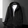 Męski okopa płaszcza Korea moda nadmierna 8xl 2023 Casual Męskie Czarne Kurtki wiatrówki długi płaszcz na wiosenny jesień zimowe ubrania 10xl J231012