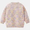 Cardigan 16Y hiver bébé filles vêtements pull enfant en bas âge amour tricot né tricots à manches longues coton hauts pullover 231012