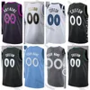 Imprimé sur mesure 5 Anthony Edwards Basketball Jerseys Karl Anthony 32 Towns 3 Jaden McDaniels Rudy 27 Gobert Mike 10 Conley 11 Naz Reid 1 Kyle Hommes Femme Enfants Chemise de jeunesse