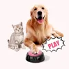 Dog Bowls Feeders Dogs Training Buttons with Pad Recordable Sound Buttons for Cat Dogs Pets Communication Talking Buttons Behavior Aid 231011