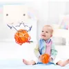 Мячи Мини-резиновый баскетбольный мяч для улицы, дома, развлечений для детей, игры в баскетбол, высококачественный мягкий резиновый мяч для детей 231011