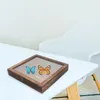 Frames Insect Specimen Box Wooden Display Stand Case Bug Dried Flowers Shadowbox Frame With Glass