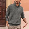 Polo da uomo Polo Primavera Autunno Strisce T-shirt a maniche lunghe Casual Business Button Top Tee Camicie moda Abbigliamento uomo