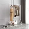 Hangers Nordic Wrought Iron Coat Rack Home Furniture Modern Clothing Household Clothes Shop Display Floor Hanger